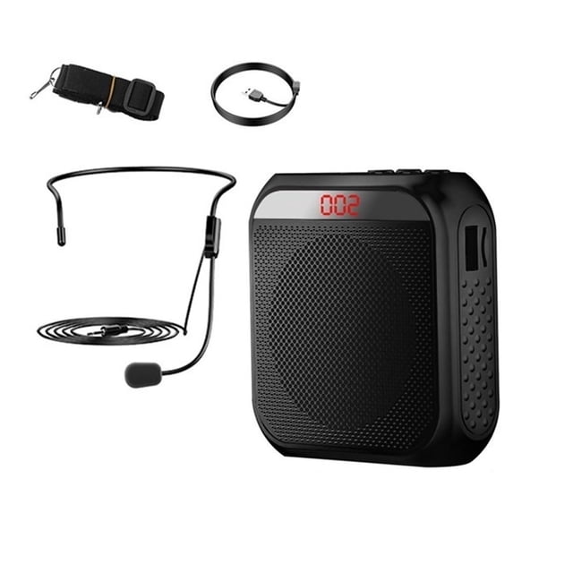 Voice Amplifier Megaphone Mini Audio Speaker With Microphone Rechargeable Ultralight Loudspeaker For Teachers ,Easy to Use
