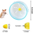 thumbnail image 2 of Parfait pour l'Exercice des Hamsters, Sans Bruit, Roue Confortable avec Large Piste de Course, Encourage l'Exercice Sain, Adapté pour Chinchilla, Cochon d'Inde et Autres Petits Animaux, 2 of 5