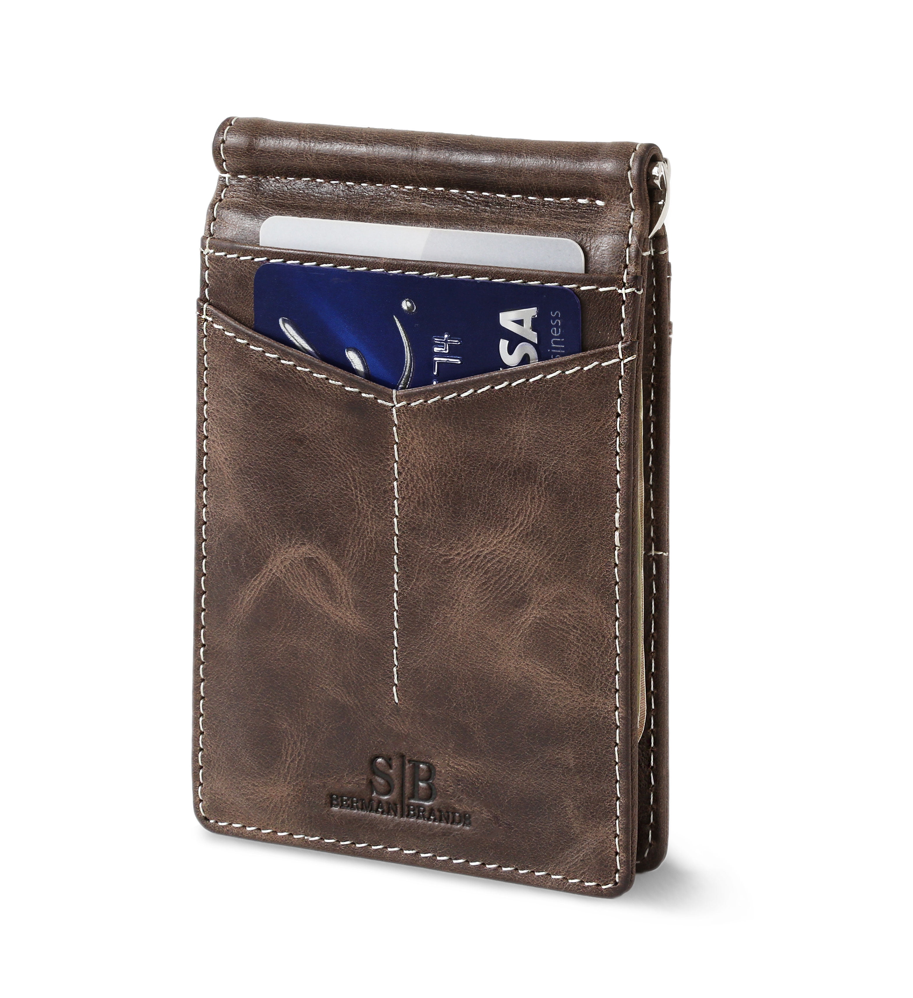 Serman Brands - SERMAN BRANDS RFID Blocking Wallet Slim Bifold Genuine ...