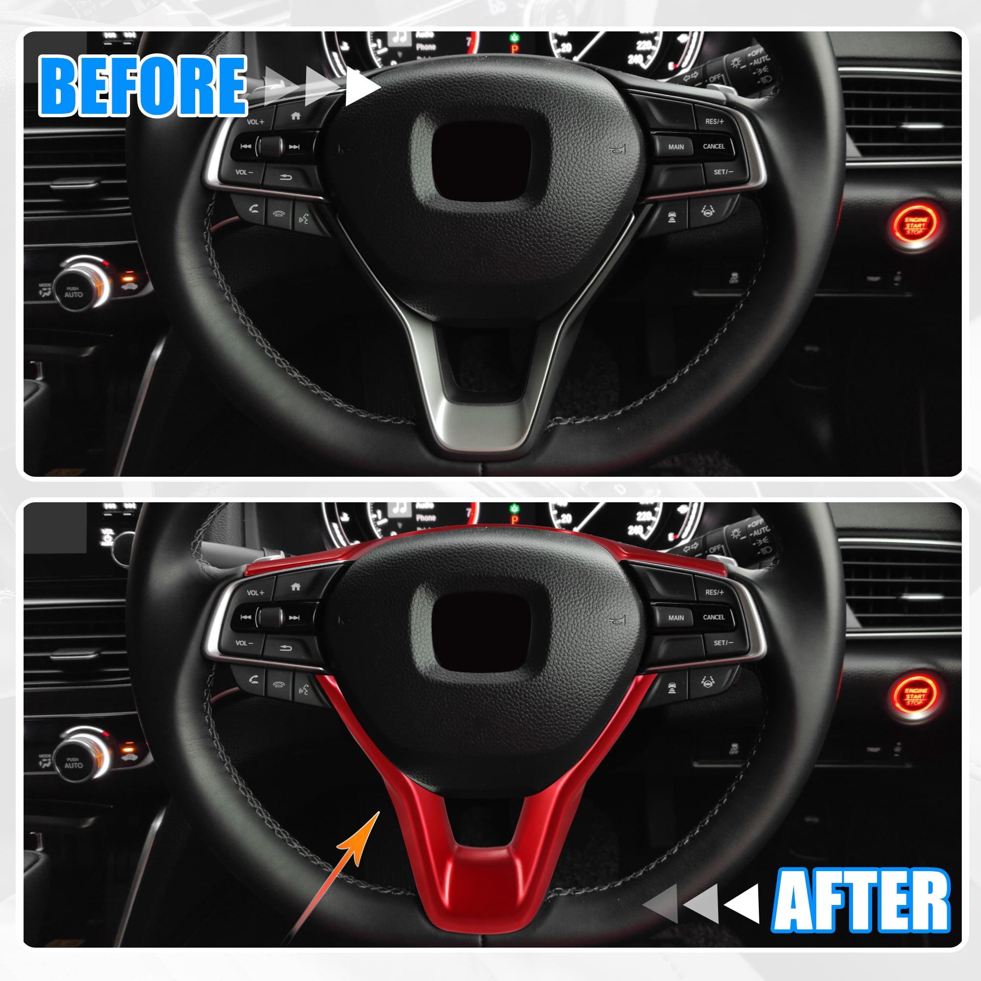 2018 honda accord steering on sale wheel cover