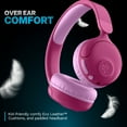 thumbnail image 2 of JLab JBuddies Pop Wireless Kids Headphones, 2 in 1 Wireless + Wired, Volume Safe, Pink, 2 of 5
