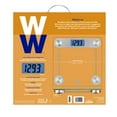 Weight Watchers by Conair Clear Digital Glass Bathroom Scale, 400 Lbs ...