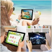 AEEZO 10.1 Inch Tablet, Octa-Core Touch Screen Tablet, 10GB RAM+64GB ROM(Expand to 1tb), 5MP+8MP Dual Cameras, Dynamic Halo, Face ID, Bluetooth, WiFi 6, 5000mAh Battery,Black