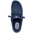 thumbnail image 3 of HEYDUDE Wally Stretch Sox Wide , Navy, 11, 3 of 6