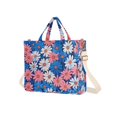 thumbnail image 7 of FORMRS Womens Corduroy Tote Bag Crossbody Shoulder Handbag with Pocket, Pink Flowers Pattern, 7 of 7