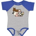thumbnail image 3 of Inktastic Cute Horse, Sheep, Cow, Pig, and Rooster Farm Animals Boys or Girls Baby Bodysuit, 3 of 5