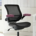 thumbnail image 2 of SCRAWLGOD Leopard Print Black Pink Set of 4 Stretchable Office Chair Armrest Slipcovers Comfortable Rotating Chair Arm Rest Cover Anti-Slip Desk Chair Arm Protector, 2 of 6