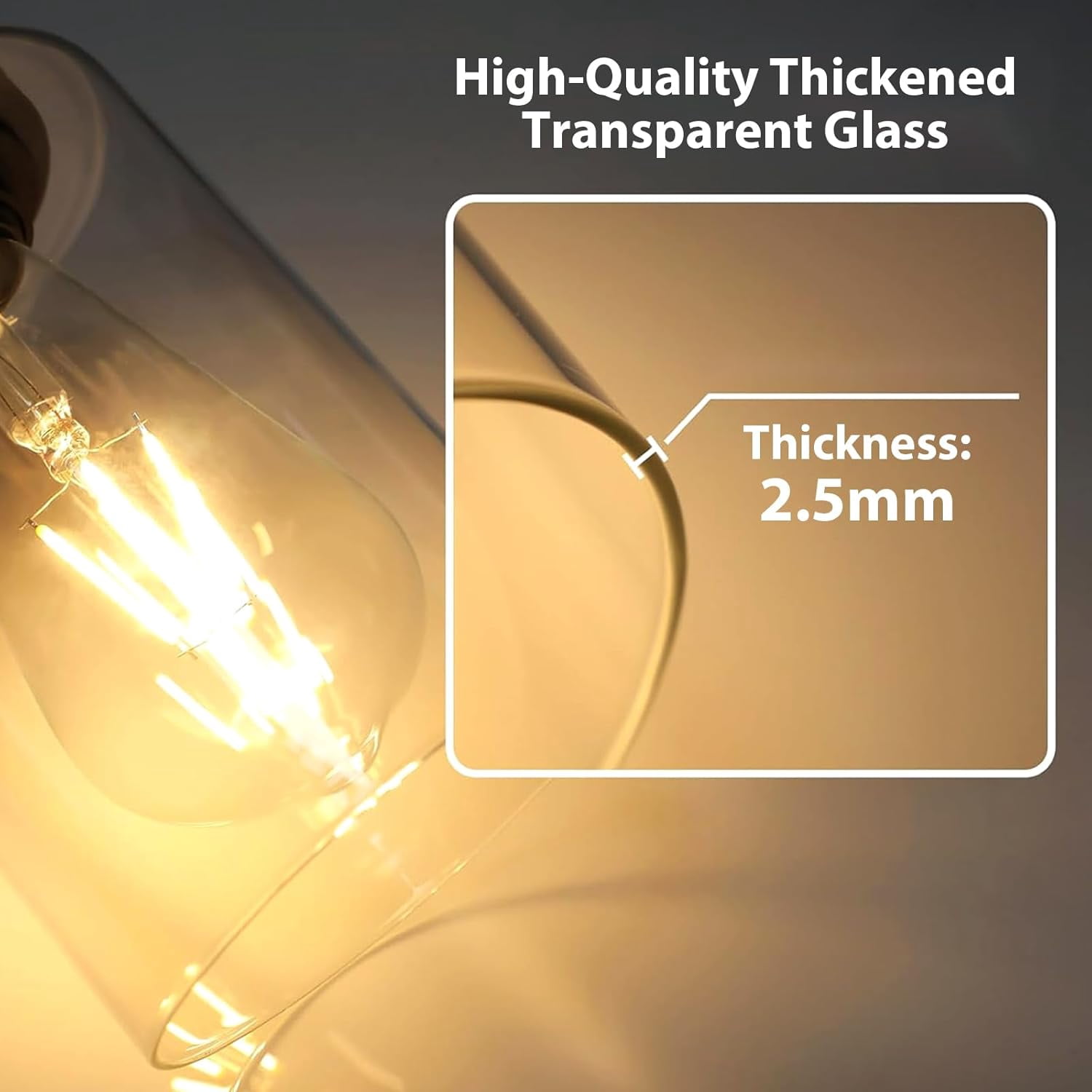 Modern Black Vanity Light Fixtures with Clear Glass, 4 Light Bathroom Mirror Lighting for Living Room Cabinet Bedroom