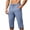 Blue, variant on YSUEJPF Workout Capris for Men Lightweight Breathable Drawstring Gym Long Shorts Elastic Waistband Plain Straight Leg Cropped Pants