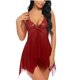 thumbnail image 1 of Gibobby Conjunto de lencería Sexy Lencería erótica para Mujer Babydoll Colegiala Uniforme Colegiala Ropa Interior Sensual de Dama Conjunto de Pijama(Vino rojo, M), 1 of 5