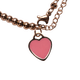 thumbnail image 2 of Pulsera para Mujer con Dije de Corazón LuckyLy, Brazalete de Acero Inoxidable, Modelo Ada rosa UNITALLA, 2 of 7