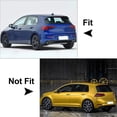 thumbnail image 4 of For VW Golf 8 2020-2021 Car Rear Window Spoiler Side Wing Trim Cover Decoration For Volkswagen Golf MK8, 4 of 7