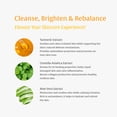 thumbnail image 5 of 2-in-1 Turmeric & Kojic Acid Brightening Set : Amino Acids Foam Cleanser + Exfoliating Gel Peel Shot, Dead Skin Remover for Face and Body, Underarms, Knees, Brightening & Dark Spot Corrector, 5 of 13