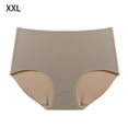thumbnail image 1 of Bragas Mujer Calzoncillos transpirables de cintura media sin costuras Ropa interior suave, Caqui, XXL Yuarrent AP001340-10, 1 of 7
