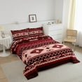thumbnail image 3 of Erosebridal Tribal Aztec Bedding Twin Comforter Set,Bohemian Boho Down Comforter,Southwestern Geometric Bedding Sets Twin with Comforter,Breathable Teens Bedroom Decor,Reversible,2-Piece, 3 of 8
