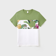 thumbnail image 3 of PatPat Family Matching Tropical Floral Print Short-sleeve Top or Camisole Dress Set, 3 of 7