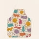 thumbnail image 5 of 1pc Polyester Cartoon Cat And Dog Apron, Adjustable Oil & Stain Resistant Halter Apron For Chef Gardening Cooking Baking Florist Shop Painting Pinafore Barista, Bib Overalls, 5 of 5