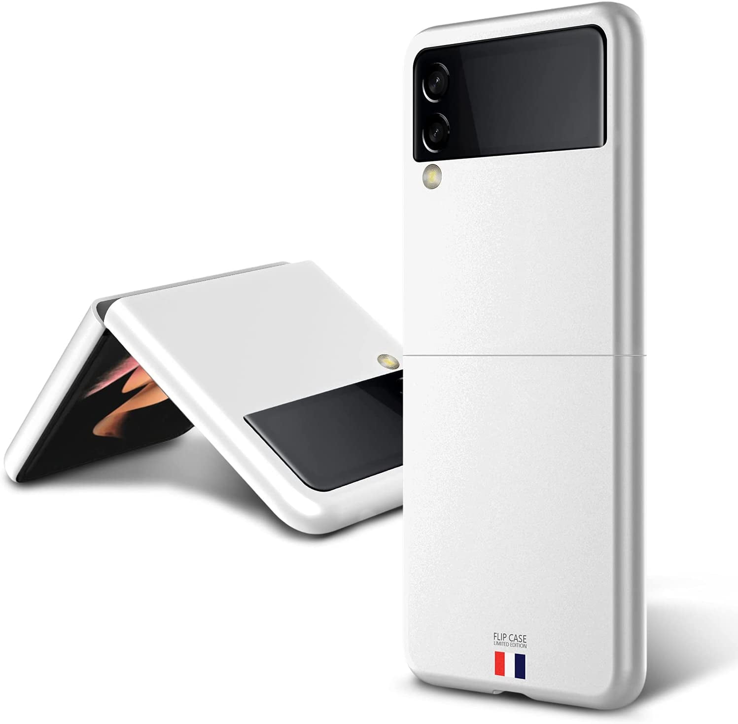 Nagebee Case For Samsung Galaxy Z Flip 3 5g 21 Ultra Thin Shockproof Impact Resist Durable Protective Hybrid Hard Phone Cover Case White Walmart Com
