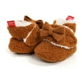 thumbnail image 5 of Baby Girls Soft Velvet Cotton Boots Infants Winter Warm Crib Shoes First Walkers 0-18M, 5 of 7
