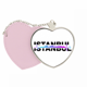 thumbnail image 1 of Estambul City Radio Building Bolsa de viaje Mirror maquillaje corazón rosa, 1 of 4