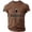 Brown, variant on Hello Darkness My Old Friend Graphic T Shirt Men Casual Crew Neck Short Sleeve Polyester Tee