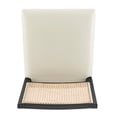 thumbnail image 6 of NPD Furniture Dover Faux Leather Dining Side Chair in Beige (Set of 2), 6 of 16