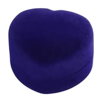 Matoen Valentine's Day Gift-Heart shaped Flocking Ring Box Flip Lid Ring Storage Box Proposal Jewelry Gift Packaging Storage