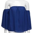 thumbnail image 2 of Blusa informal con hombros descubiertos para mujer Inevent FS7048-40, 2 of 7