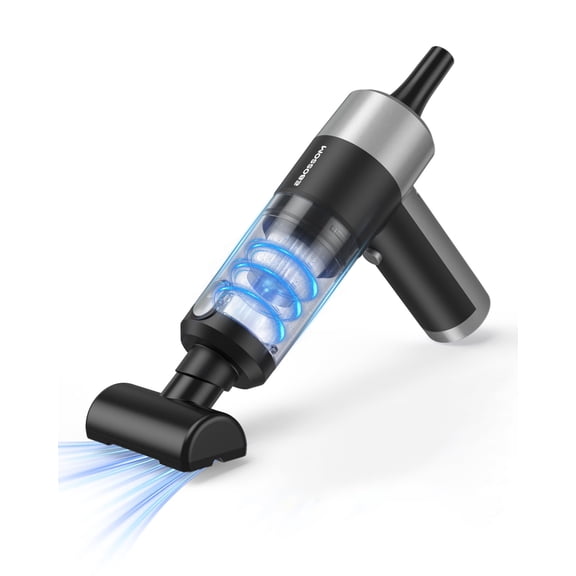 Mini Car Vacuum with 17000Pa High Power Suction,Portable Handheld Vacuum Blow & Suction,4 in 1 Cordless Small Vacuum Cleaner for Car,Home,Office,PC.