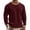 Red, variant on CCRFTGI Mens t-shirts Big and Tall Long Sleeve Crew Neck Pullover Shirts Lightweight Casual Basic Army Green L