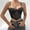 Black Ribbed Fish Tank Top, variant on Olyvenn Summer Womens Ribbed Fish Tank Top Stylish Workout Trendy Sport Trendy Sleeveless Tanks Trendy Lace Hollow Shirts Sling Halter Tops Cami Slim Backless Ribbed Crop Tops Bodysuit Black 8