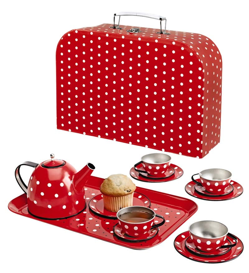 children's tin tea set