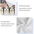 thumbnail image 4 of Coolnut Alpaca Flowers Towels 3 Pack Bath Towels for Bathroom Set Soft Cotton Highly Absorbent Lightweight & Quickdry Towel Set 1 Bath Towel,1 Hand Towel,1 Washclothe Wash cloth, 4 of 6