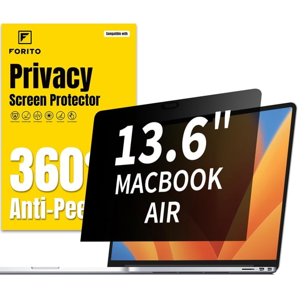 Protector de pantalla de privacidad F FORITO para MacBook Air de 13,6 pulgadas