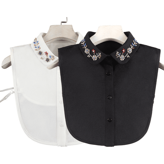 Yoyauz False Collar Detachable Collar Shirt Dickey Collar Half Shirt False Collar Suitable for Girls and Women