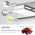 thumbnail image 4 of 30-Inch 4-Light LED Modern Chrome Bathroom Vanity Light Fixtures Over Mirror, Bathroom Lighting Fixtures with Cool White 6000K, Rotatable Vanity Wall Lights for Bath Restroom Powder Room, 4 of 8