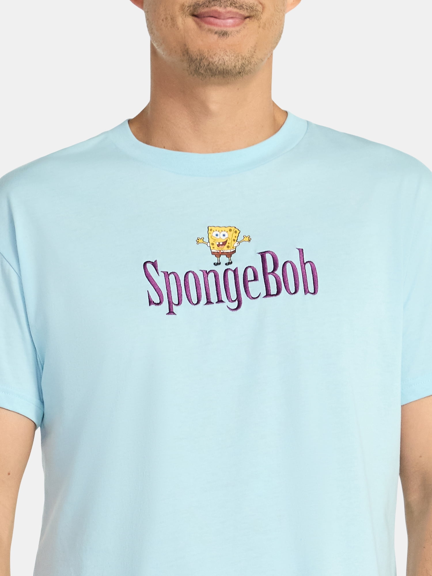 SpongeBob SquarePants Men's and Big Men's Graphic Tee with Short Sleeves, Sizes S-3XL