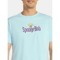 thumbnail image 4 of SpongeBob SquarePants Men's and Big Men's Graphic Tee with Short Sleeves, Sizes S-3XL, 4 of 5
