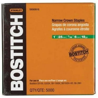 Bostitch SX50353/4G STAPLE 5035 7/32" CN.3/4" GALV. 5000 PER BOX