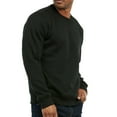 thumbnail image 3 of Men's Crewneck Long Sleeve Sweatshirt, Black 2XL, 1 Piece, 3 of 5