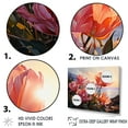 thumbnail image 3 of Designart "Sunset Glow Among Tulips" Tulips Floater Framed Canvas Wall Art, 3 of 5