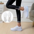 thumbnail image 3 of BRIGHTFUFU 1 par de zapatos para correr descalzos, mocasines transpirables, zapatos deportivos brillantes, 3 of 7