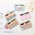 thumbnail image 3 of Calculator,Cartoon Solar Powered Office Stationery Supplies Solar Powered 8 Portable Office Stationery Display Portable Office Cartoon Ed 8 Size Cute Cartoon Koeb Dsfen Mewmewcat, 3 of 6