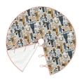 thumbnail image 3 of Balery Llama and Cactus1 Printed Christmas Tree Skirt , Merry Christmas Party Christmas Tree Decoration,Adjustable Tree Skirt-48", 3 of 8