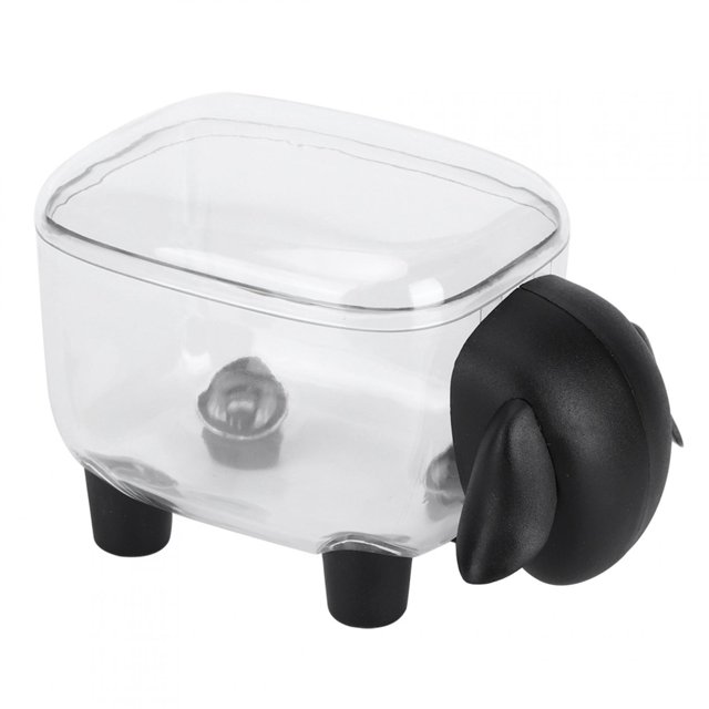 Soporte Para Almohadillas De Algodón De Oveja Blanca/oveja Negra, Organizador De Bolas De Hisopo De Algodón, Uso Doméstico Para Hisopos De Algodón Uso De Oficina Almohadillas ANGGREK GCJY40