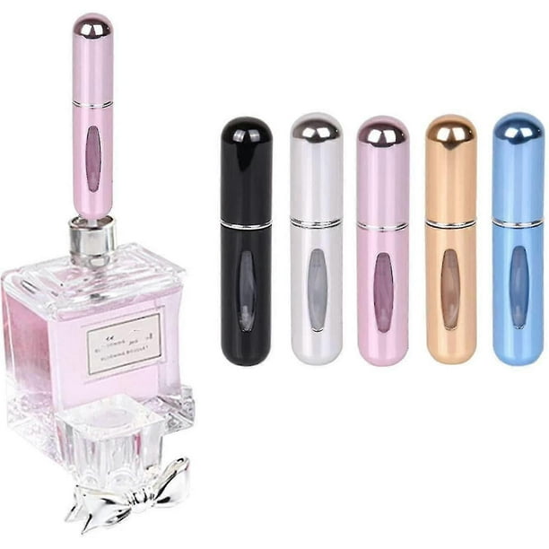 5pcs 5ml Mini Perfume Travel Refillable, Portable Perfume Atomizer, Spray Atomizer Perfume Bottle
