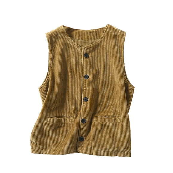 Timegard Womens Vests Cotton Linen Sleeveless Button up Shirts Fall Vintage Classic Solid Color Tank Tops