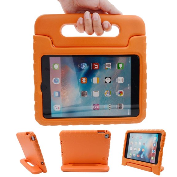 For Apple iPad mini 4 Tablet Kids Case, Dteck Shockproof Handle Stand Cover