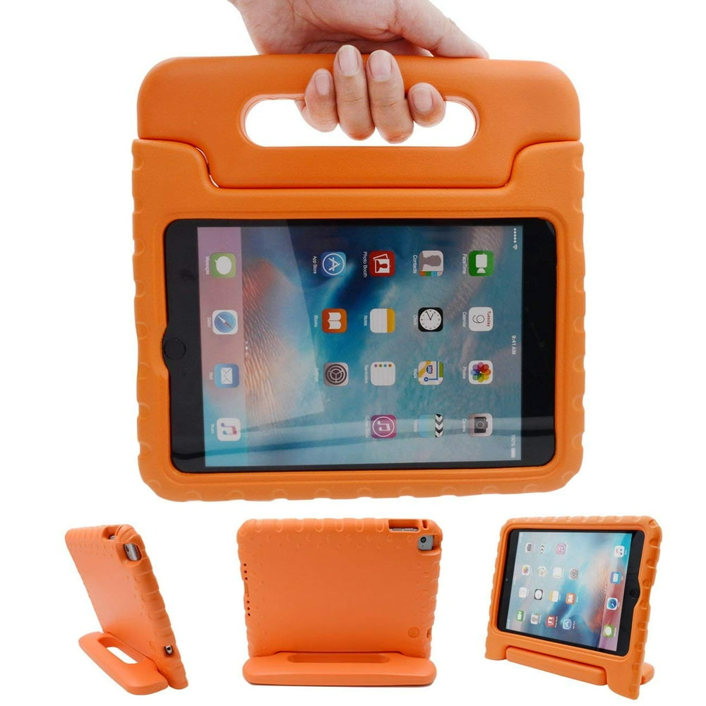 For Apple iPad mini 4 Tablet Kids Case, Dteck Shockproof Handle Stand