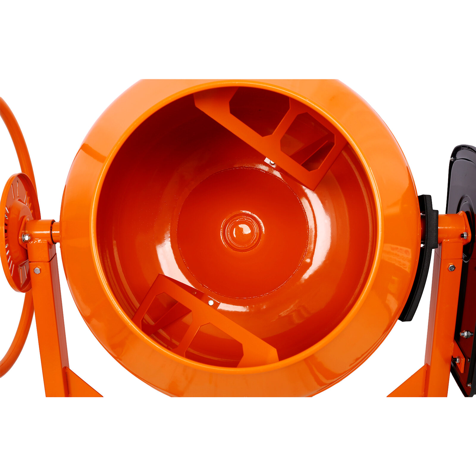 Cu. Ft Electric Cement Mixer - 650W Portable Concrete Mixer Machine for Mortar, Stucco & Feed